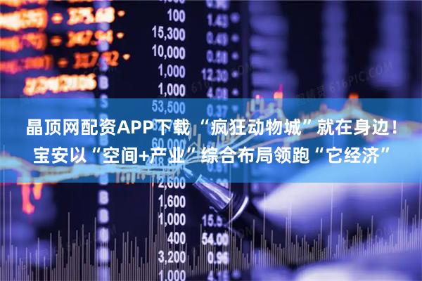 晶顶网配资APP下载 “疯狂动物城”就在身边！宝安以“空间+产业”综合布局领跑“它经济”