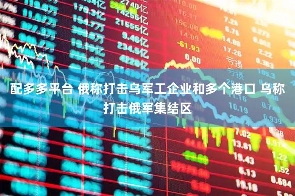 配多多平台 俄称打击乌军工企业和多个港口 乌称打击俄军集结区